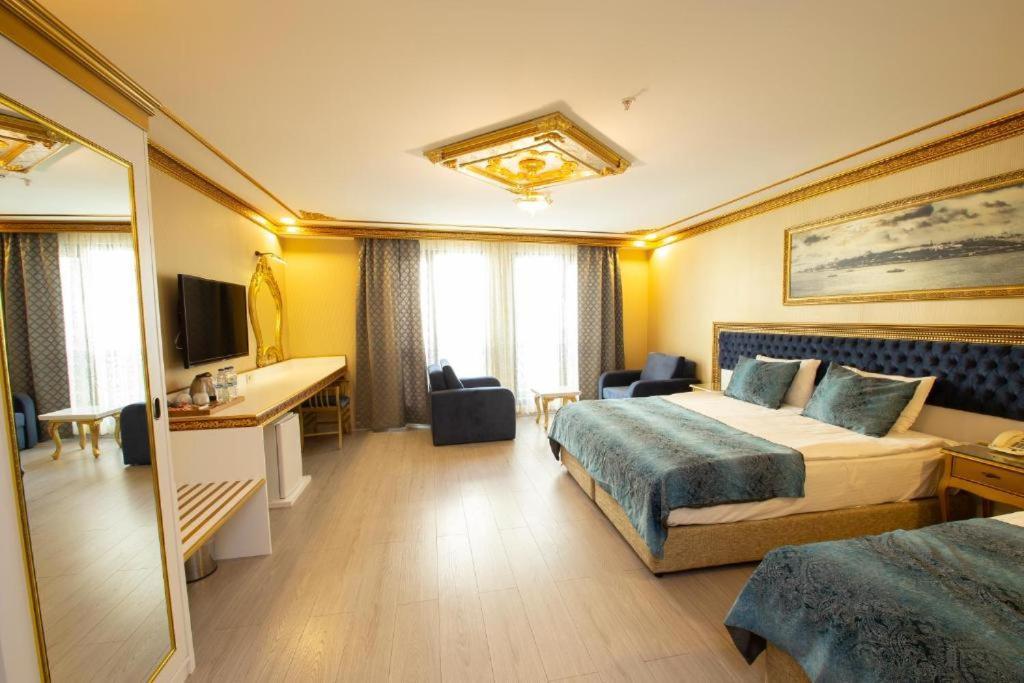 Phosphorion Hotel Istanbul Bagian luar foto Family room