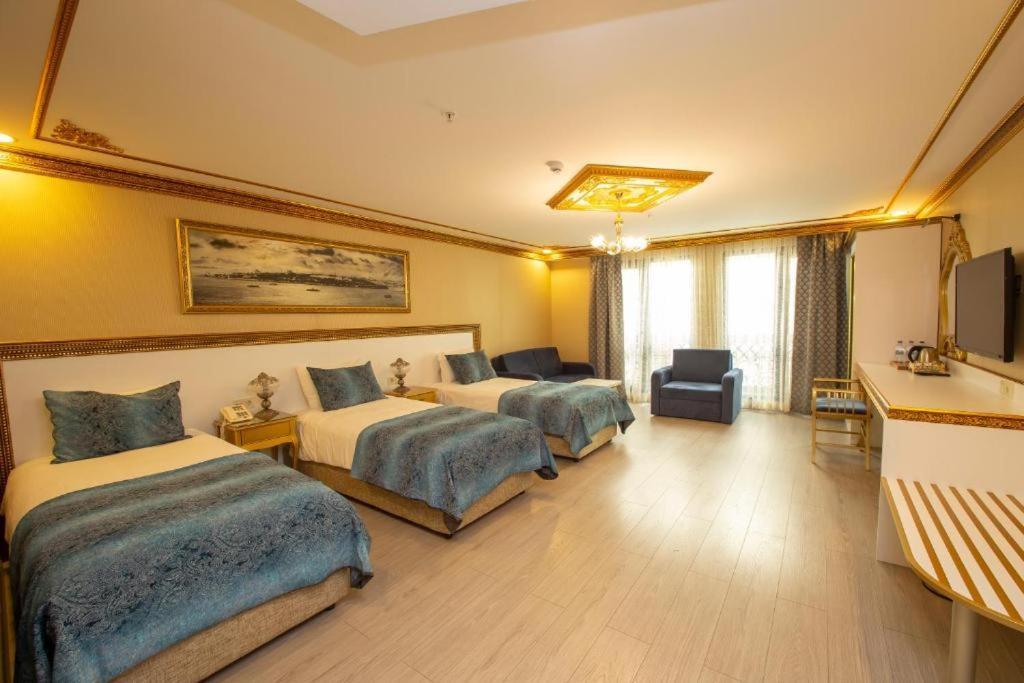 Phosphorion Hotel Istanbul Bagian luar foto Family room